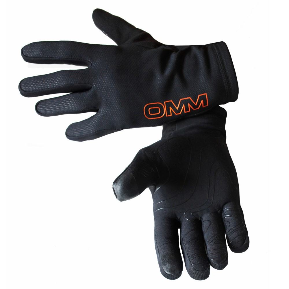 Bordenden Mange farlige situationer Ambient OMM Fusion Gloves | Varme & vindtætte løbehandsker med E-tip | KriXrun